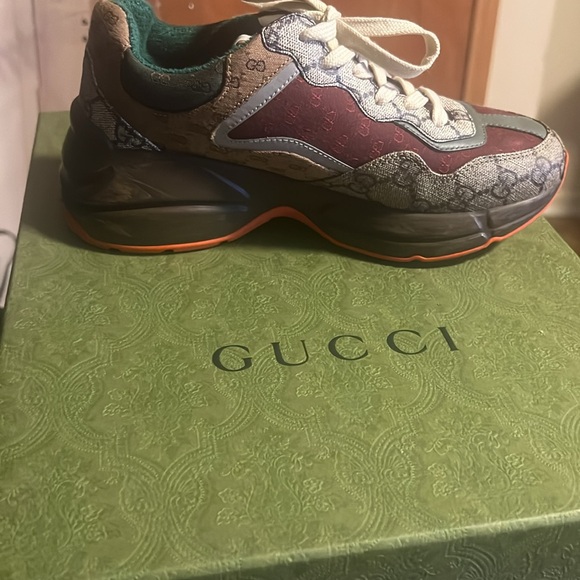 GG Rhyton Canvas Fashion Sneakers - Picture 6 of 11